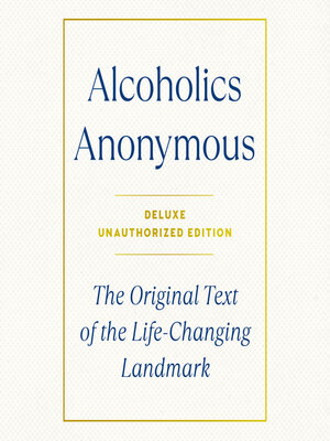 cover image of Alcoholics Anonymous